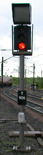 Three aspect colour light signal at Darlington